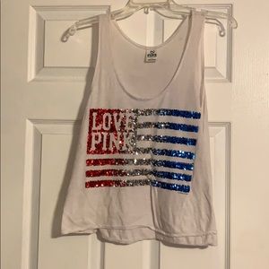 PINK 4th of July Tank